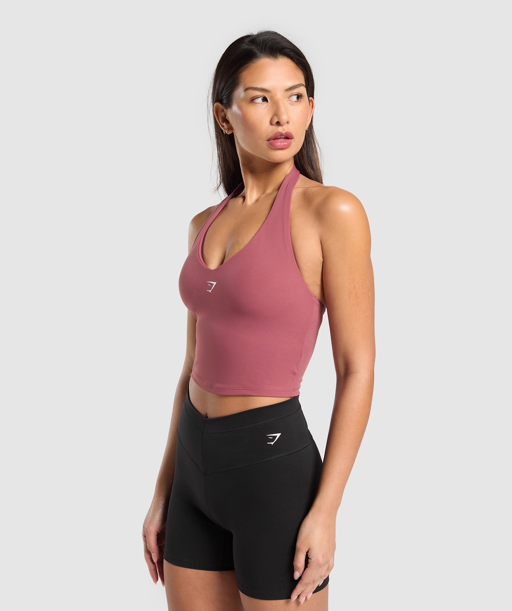 Halter Neck Cami With Shelf