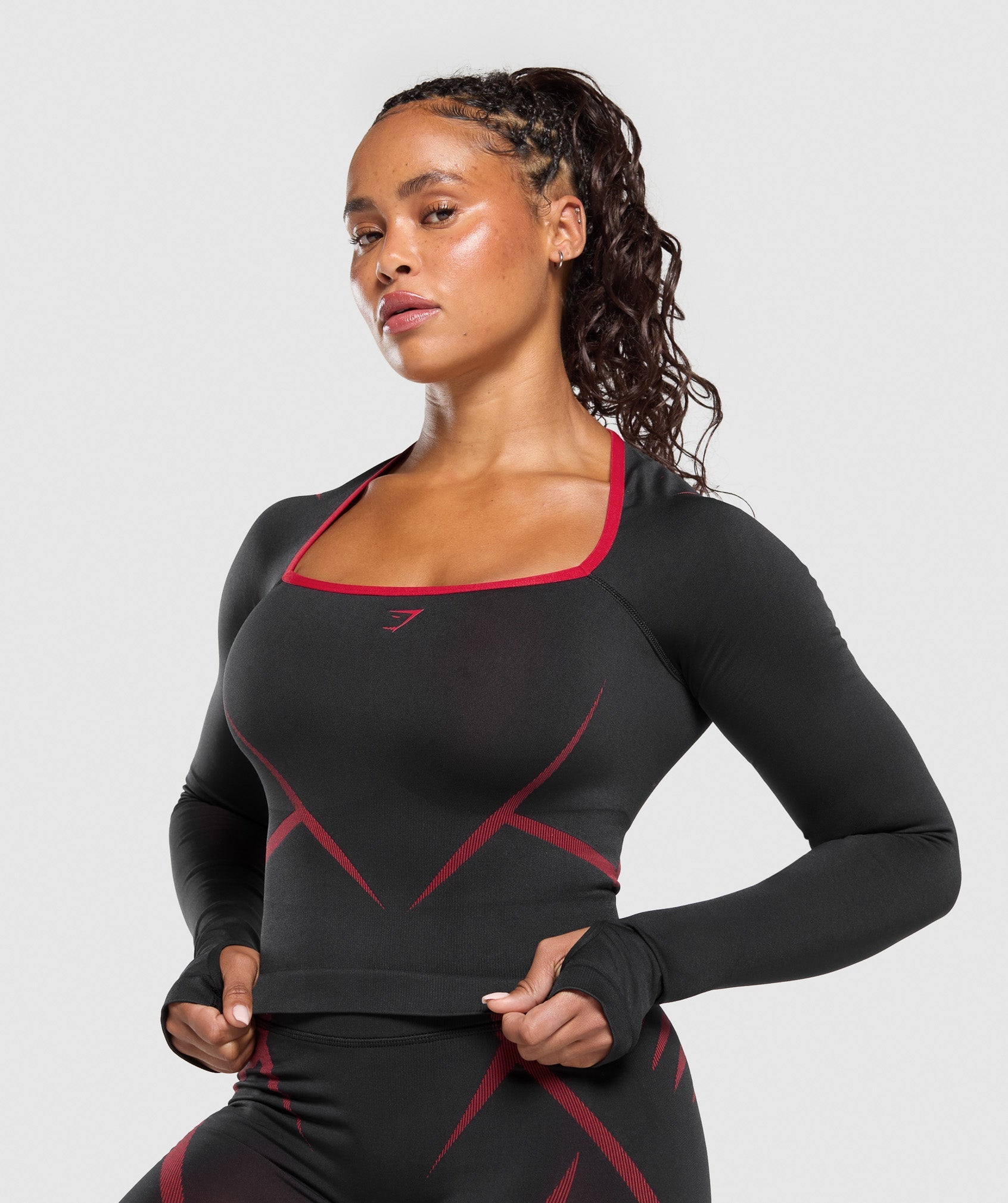 Apex Lift Seamless Long Sleeve Crop Top