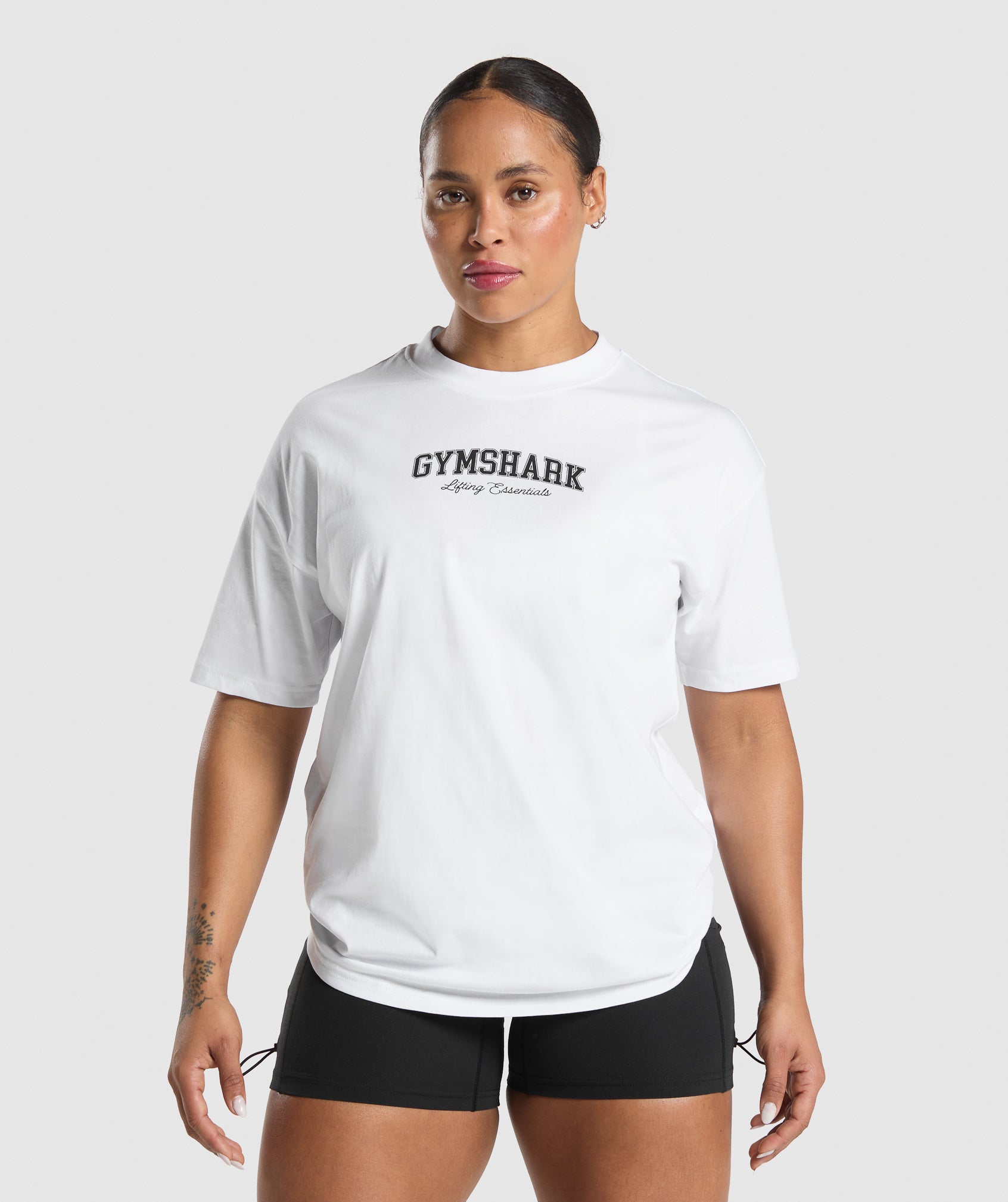 Lifting Essentials Graphic Oversized T-Shirt
