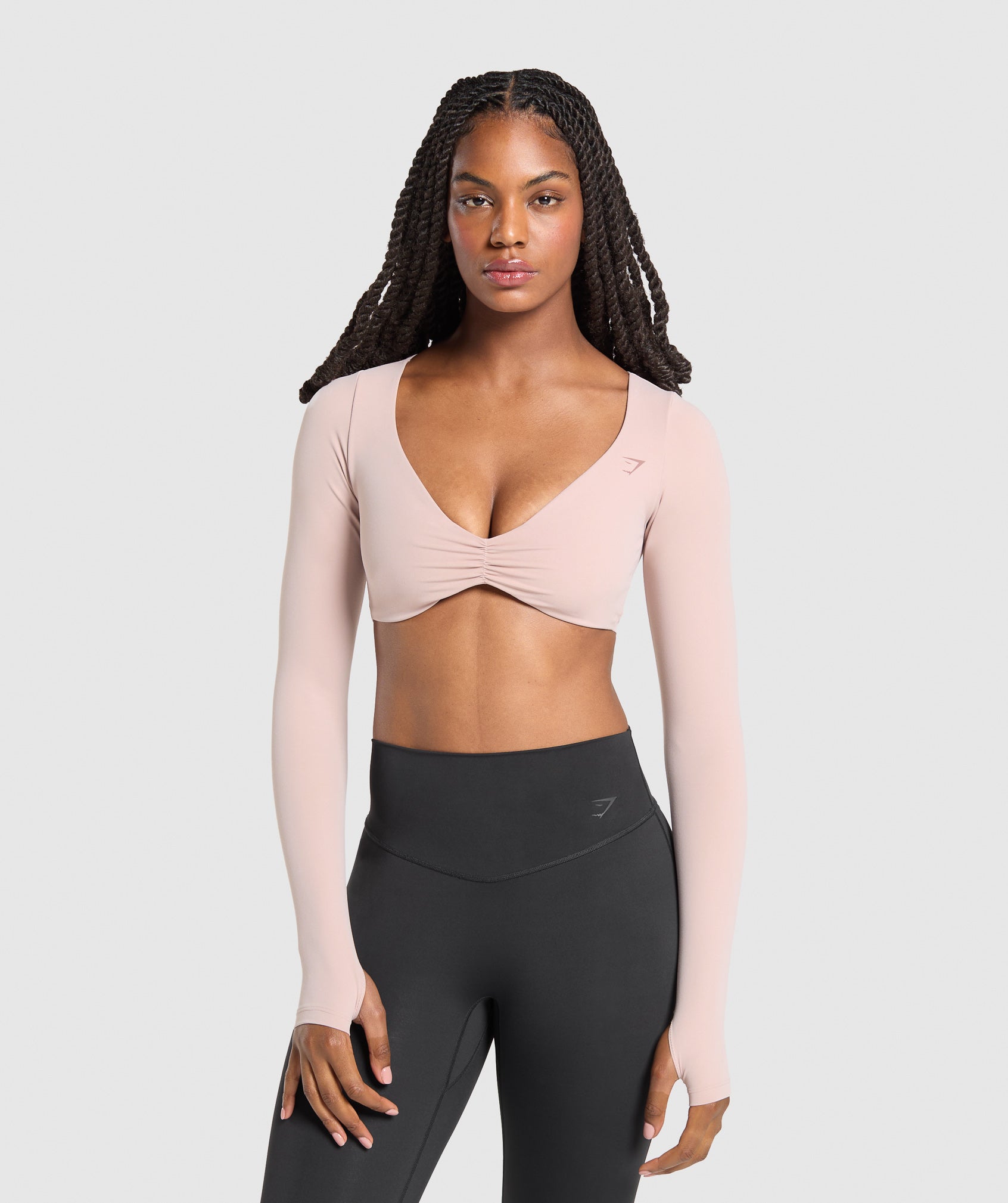 Ruched Long Sleeve Top