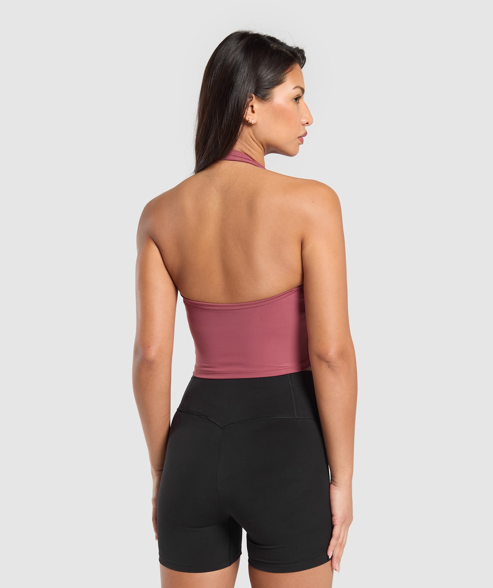 Halter Neck Cami With Shelf