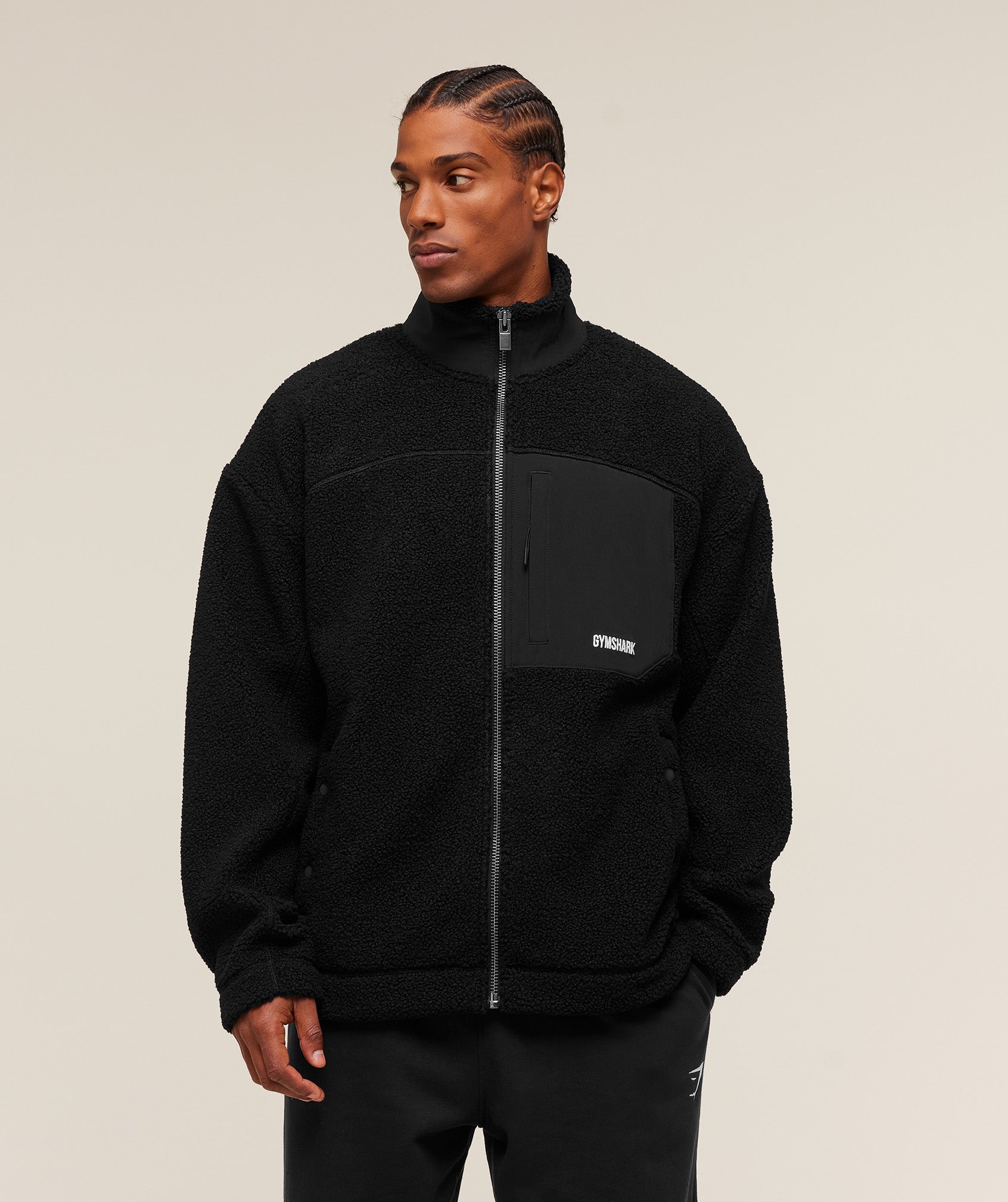 Borg Zip Through Jacket