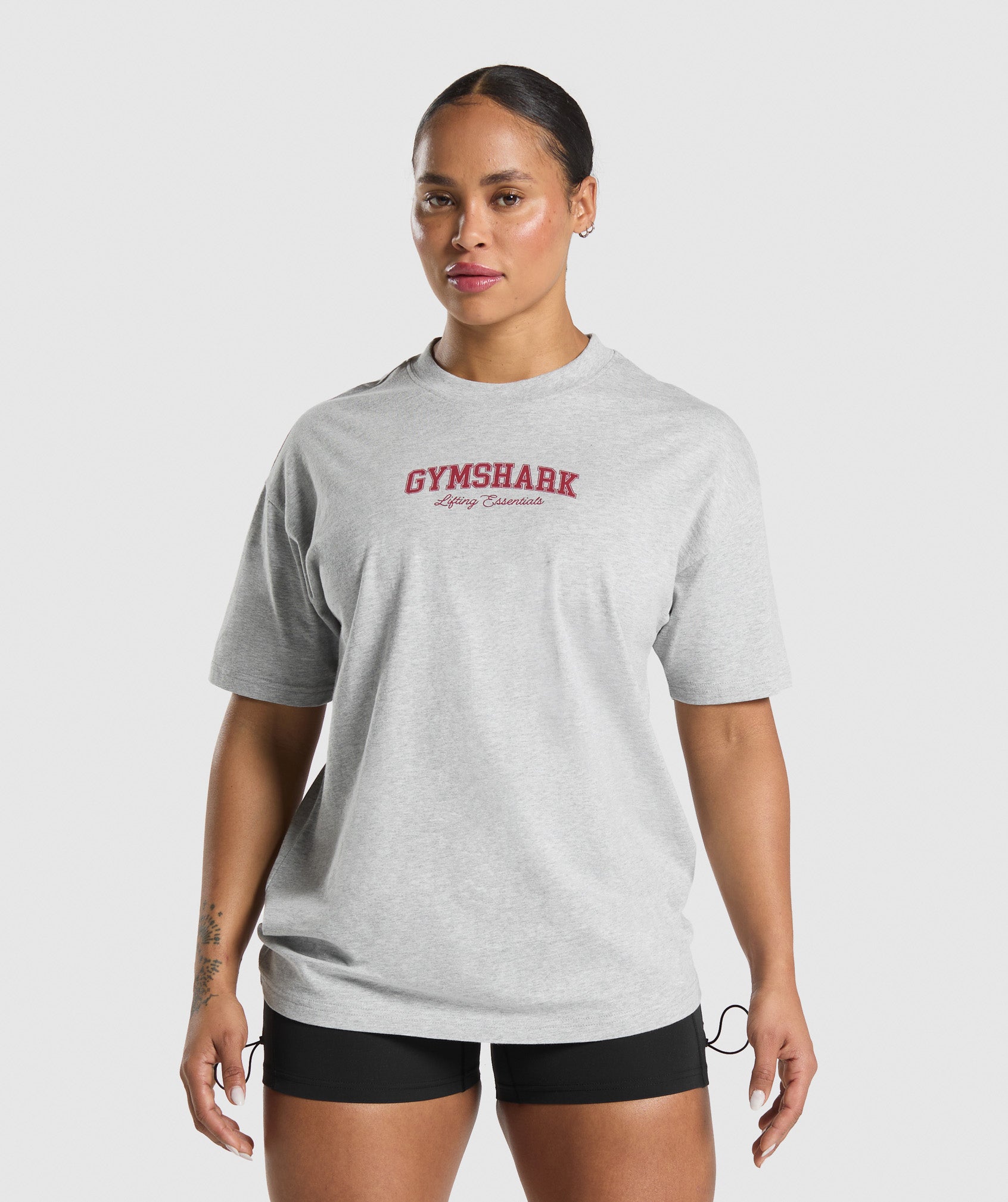 Lifting Essentials Graphic Oversized T-Shirt