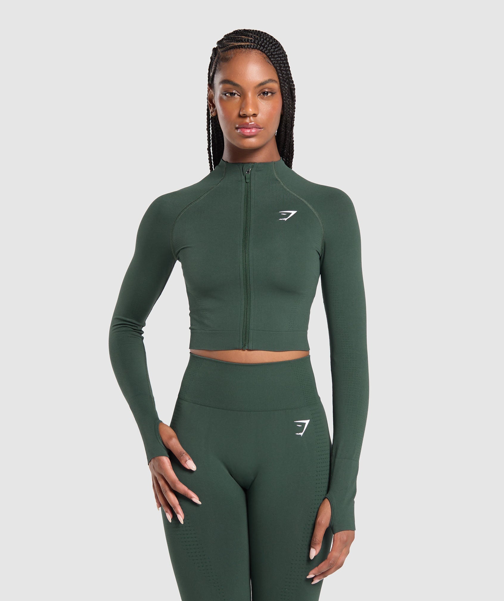Vital Seamless 2.0 Midi Zip Up Jacket