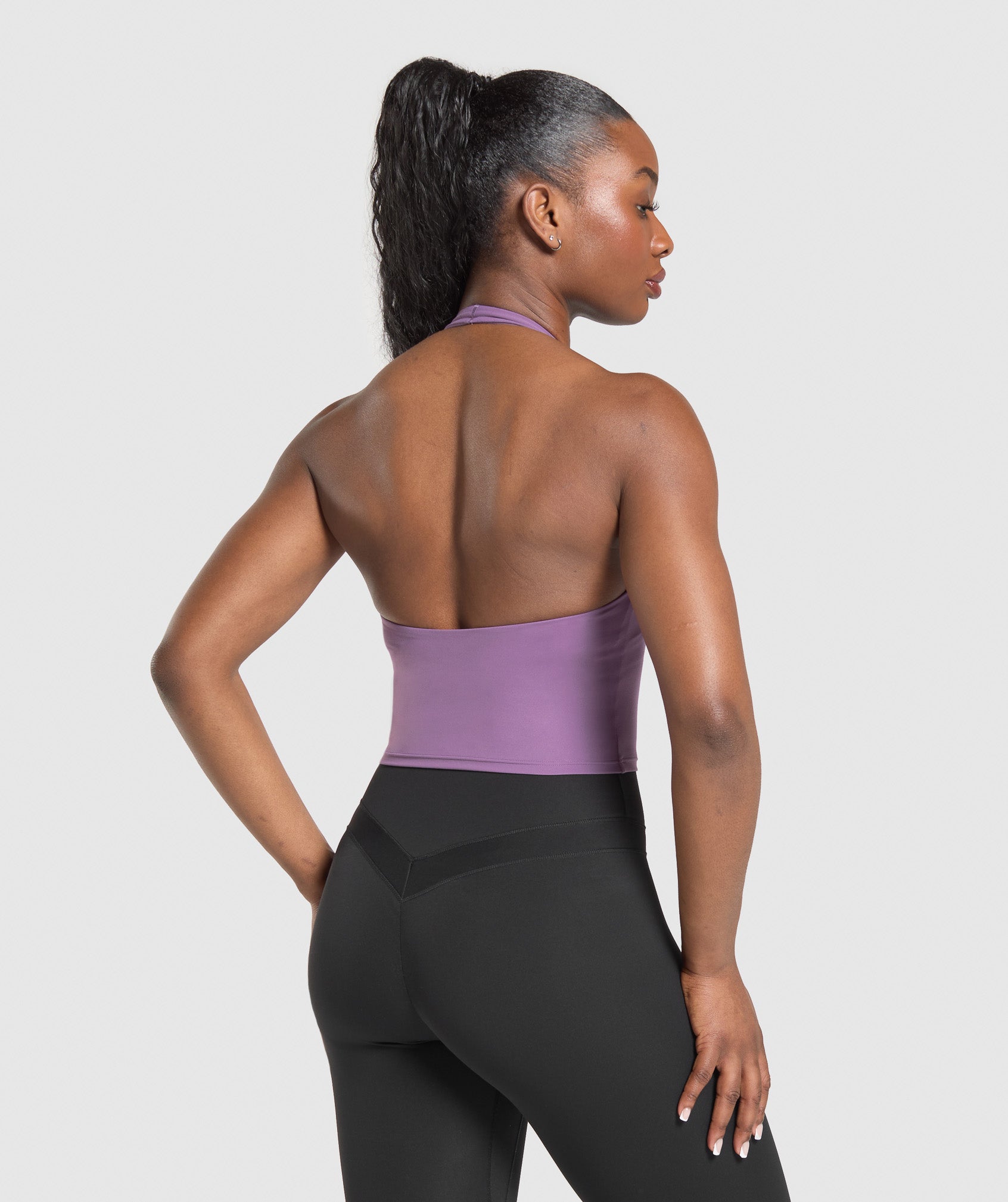 Halter Neck Cami With Shelf
