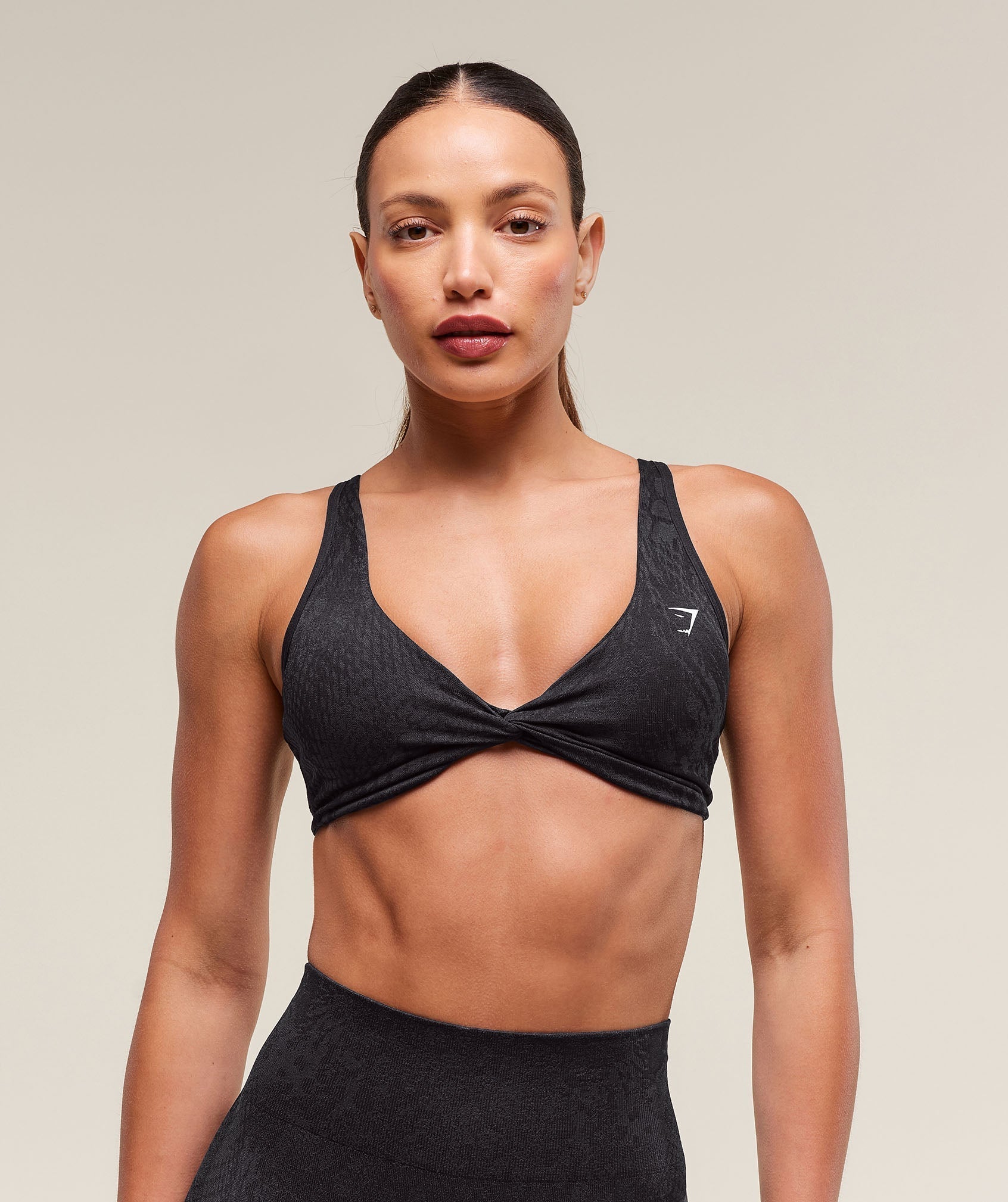 Adapt X Whitney Animal Seamless Twist Front Bra