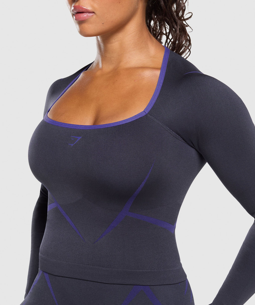 Apex Lift Seamless Long Sleeve Crop Top
