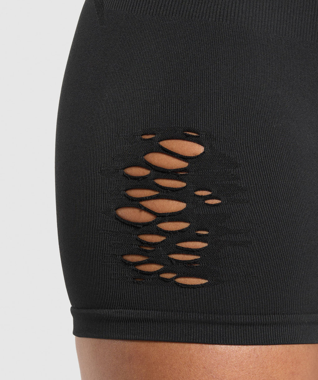 Gains Seamless Distressed Shorts